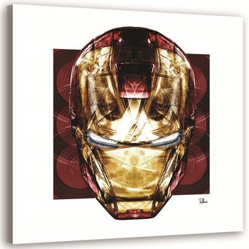 Feeby Obraz na płótnie, FEEBY Głowa Iron Man'a - Rubiant 50x50 - Feeby