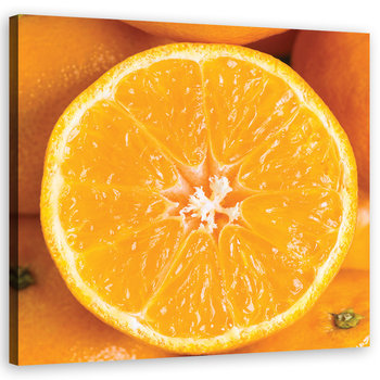 Feeby Obraz na płótnie, FEEBY Pomarańcza makro 30x30 - Feeby