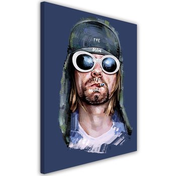 Feeby Obraz na płótnie, FEEBY Portret Kurt Cobain - Dmitry Belov 40x60 - Feeby