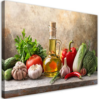 Feeby Obraz na płótnie, FEEBY Warzywa do Kuchni 60x40