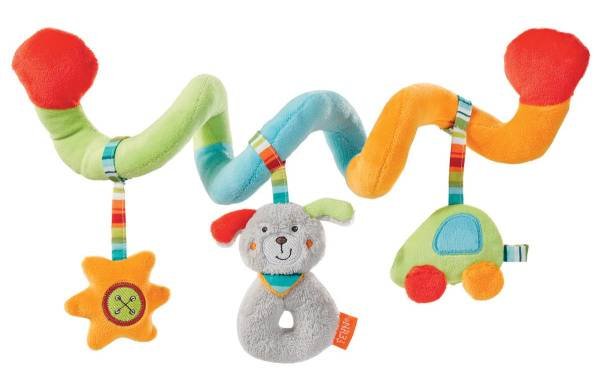 Фото - Розвивальна іграшка Fehn , Holiday, interaktywna spirala do wózka i nosidełka Piesek 