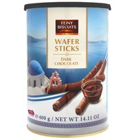 Feine Biscuits Rurki Waflowe z Gorzką Czekoladą 400 g Feiny Biscuits