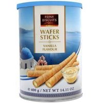 Feiny Biscuits Rurki Waflowe z Nadzieniem Waniliowym 400 g Feiny Biscuits