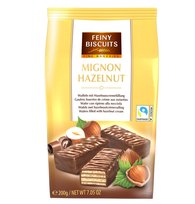Feiny Biscuits Wafelki Orzechowe w Czekoladzie 200 g Feiny Biscuits