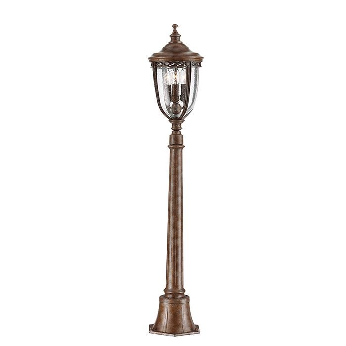 Feiss, Zewnętrzna lampa stojąca ENGLISH BRIDLE, 3x60W/E14