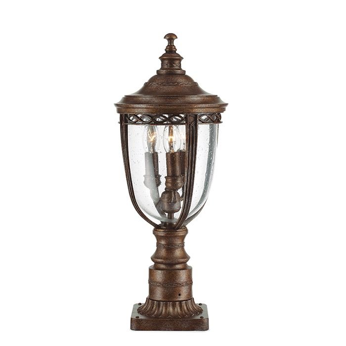 Feiss, Zewnętrzna lampa stojąca ENGLISH BRIDLE, 3x60W/E14