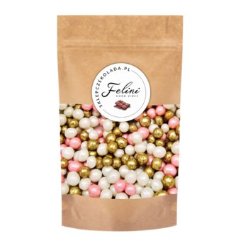 Felini Posypka ryżowa cukrowa Różowy mix 5mm 25g - Felini