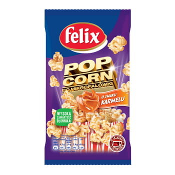 Felix Popcorn do mikrofalówki karmelowy 90g - Felix