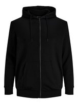 felpe uomo jack and jones 12182493 basic sweat zip black Inna marka