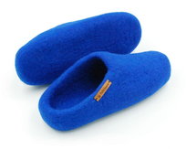 Feltiness, Paputy Niebieskie, kapcie wełniane 41-42 (26cm)