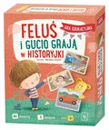 Feluś i Gucio grają w historyjki gra planszowa Nasza Księgarnia&nbsp;-&nbsp;Nasza Księgarnia
