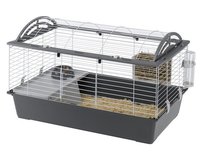 Ferplast, Klatka Casita 100, czarna, 96x57x56 cm.