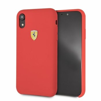 Ferrari, Etui, FESSIHCI61RE, iPhone Xr czerwony, Silicone, czerwony - Ferrari