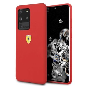 Ferrari, Etui, FESSIHCS69RE S20 Ultra G988 czerwony, Silicone - Ferrari