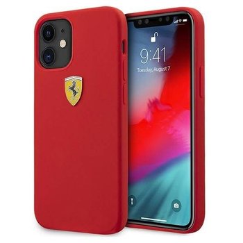 Ferrari FESSIHCP12SRE iPhone 12 mini 5,4" czerwony/red hardcase On Track Silicone - Ferrari