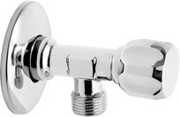 Ferro zawór grzybkowy z rozetą i metalowym pokrętłem chrom Z1238G