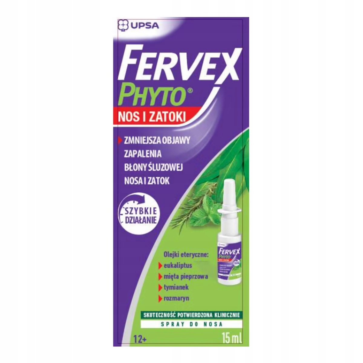 Fervex Fervex Phyto Nos I Zatoki, Spray Do Nosa, 15ml | Sklep EMPIK.COM