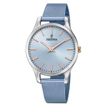 Festina, Zegarek damski, Boyfriend, F20506-2, niebiesko-srebrny - Festina