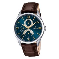 Festina zegarek męski skóra brązowy Festina zegarek klasyczny UF16823/A Festina