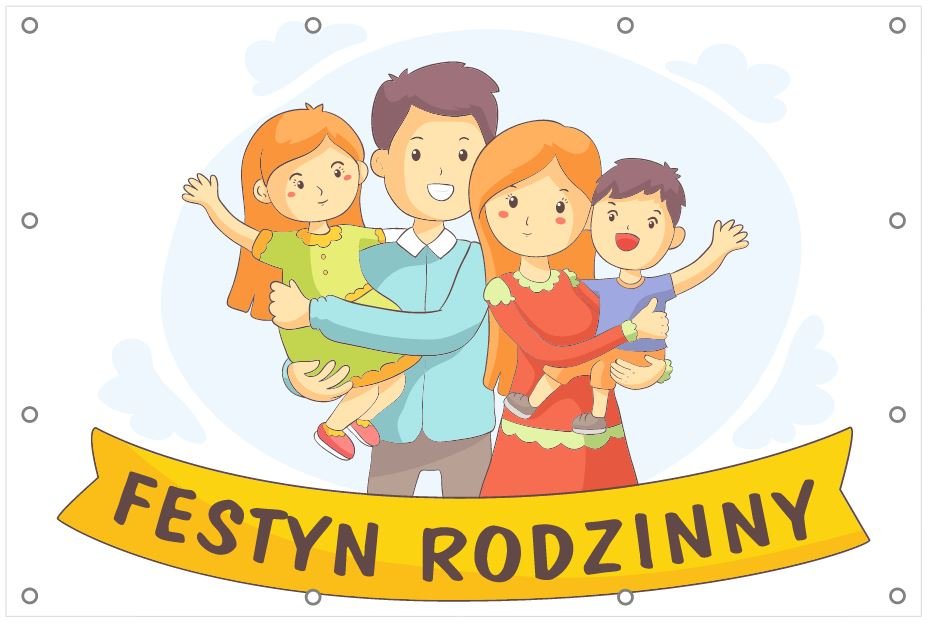 FESTYN RODZINNY- BANER DO SZKOŁY I PRZEDSZKOLA 150x100