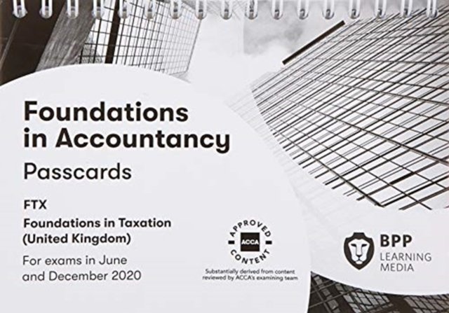 FIA Foundations In Taxation FTX FA2019: Passcards - Opracowanie ...