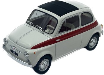 Fiat 500 white red 1960 WhiteBox 124182 1:24 - WhiteBox