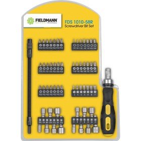 Fieldmann, Zestaw bitów z wkrętakiem FDS 1010-58R, 58 elementów