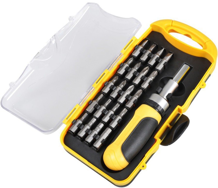 Fieldmann, Zestaw narzędzi FDS 1011-22R, śrubokręt+bity, 22 elementy