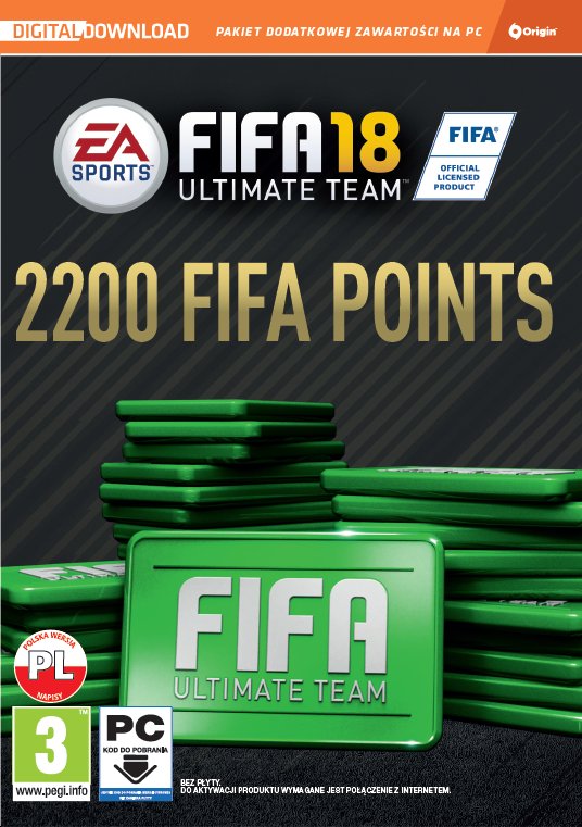 FIFA 18 2200 FIFA Points, PC