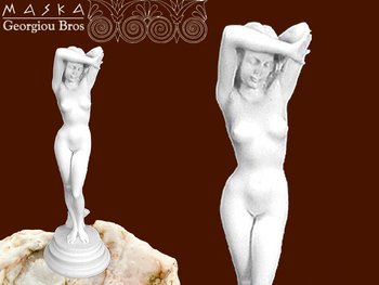 Figura kobiety -alabaster grecki/MASKA - MASKA