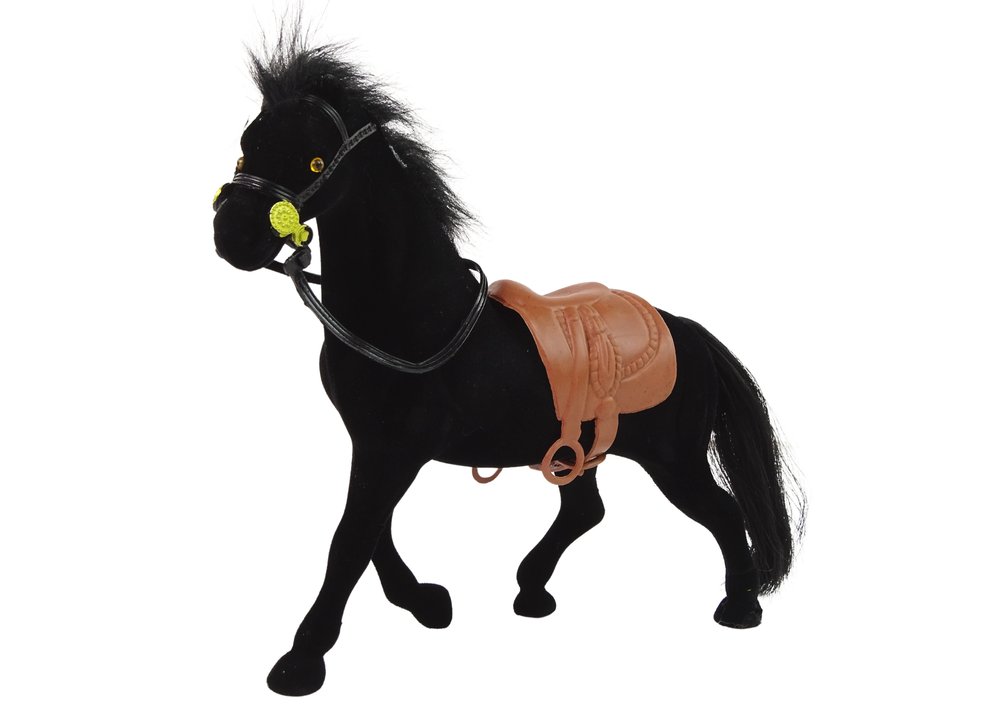 Zdjęcia - Zabawka edukacyjna LEAN Toys Figurka Aksamitny Koń Czarny Farma 