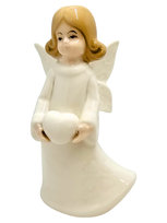 Figurka Aniołek Porcelanowy 10Cm - Biały 2522A