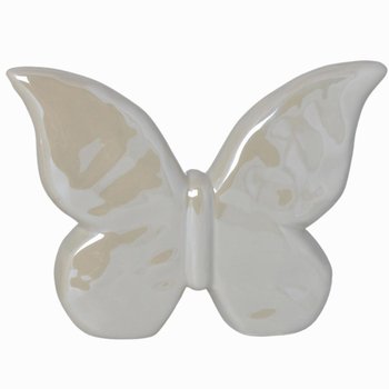 Figurka ceramiczna - beżowy motyl Papilio 7,5 cm - Duwen