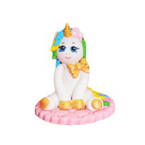 Figurka cukrowa na tort Jednorożec duży Unicorn tęczowy Slado