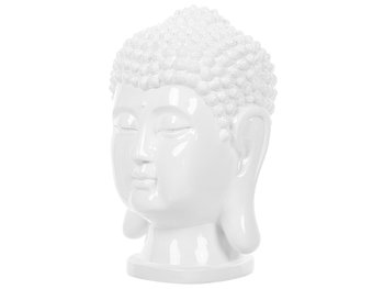 Figurka dekoracyjna BELIANI Buddha, biała - Beliani