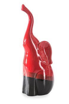 Figurka dekoracyjna EUROFIRANY Norene, czerwona, 18x11x27 cm - Eurofirany