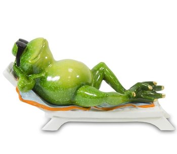 Figurka dekoracyjna Żaba, 18,5x9x9,5 cm - Pigmejka