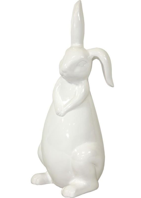 Figurka dekoracyjna Zając, 14,5x13,5x39 cm