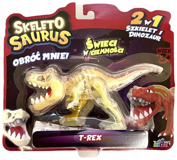 Фото - Фігурки / трансформери T-Rex Figurka dinozaur świecący w ciemności 2w1 