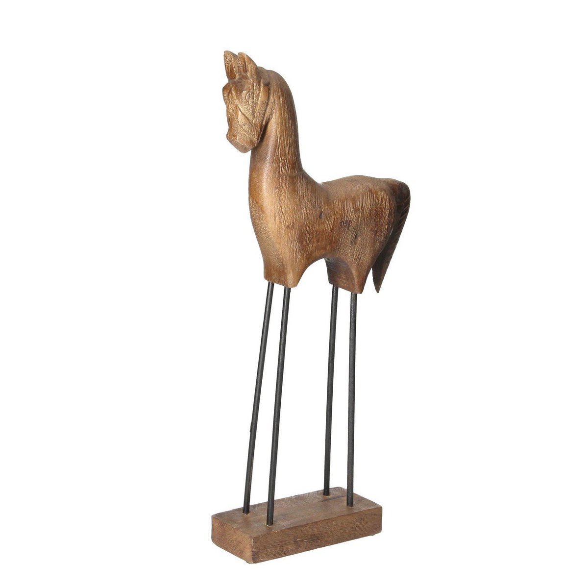 Фото - Статуетка / свічник Dekoria Figurka Horse 47cm, 7 x 20 x 47 cm 