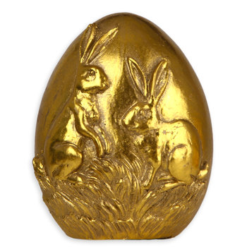 Figurka Jajo Złote, Easter, Króliki - Empik