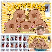 FIGURKA KAPIBARA ZESTAW FIGUREK NIESPODZIANKA CAPYBARA 24 SZTUKI KOLEKCJA Inna marka