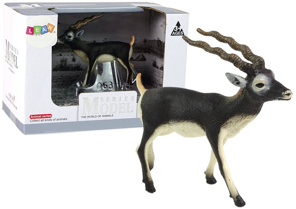 Zdjęcia - Figurka / zabawka transformująca LEAN Toys Figurka Kolekcjonerska Antylopa Blackbuck Zwierzęta Świata 