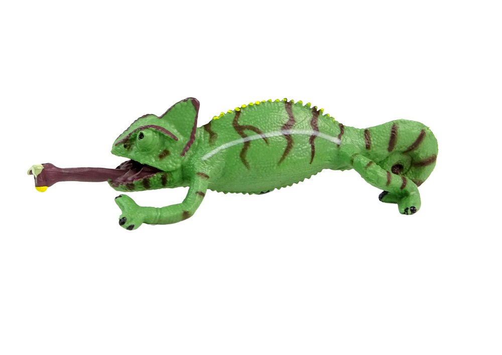 Zdjęcia - Figurka / zabawka transformująca LEAN Toys Figurka Kolekcjonerska Kameleon Jemeński Zwierzęta Świata 