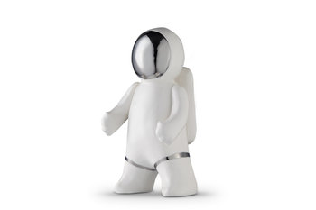 Figurka Kosmonauta VELPO biały, 11x20,5x9,5, ceramika - Konsimo