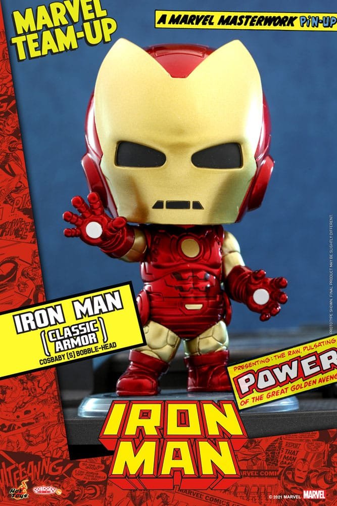 Zdjęcia - Figurka / zabawka transformująca MARVEL Figurka  Comics Cosbaby - Iron Man  (Classic Armor)