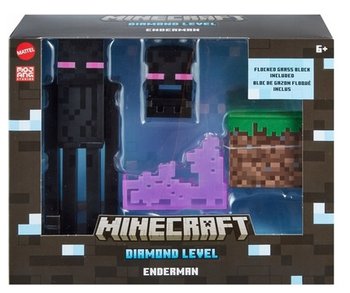 Figurka MATTEL Minecraft Diamentowy poziom Enderman HLN40 - Minecraft