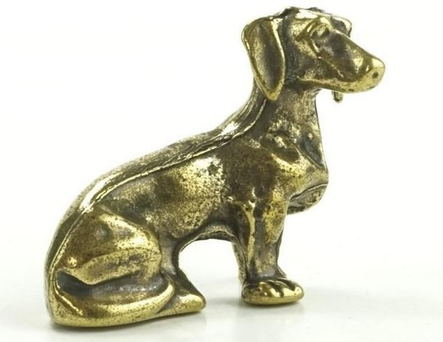 Figurka metalowa Jamnik ABINO