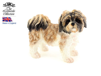 Figurka - pies Brown&White Shihtzu - LEONARDO ENGLAND