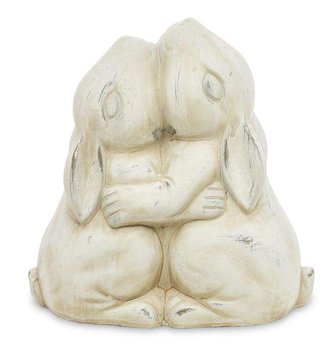 Figurka PIGMEJKA Królik, beżowa, 20x19,5 cm - Pigmejka
